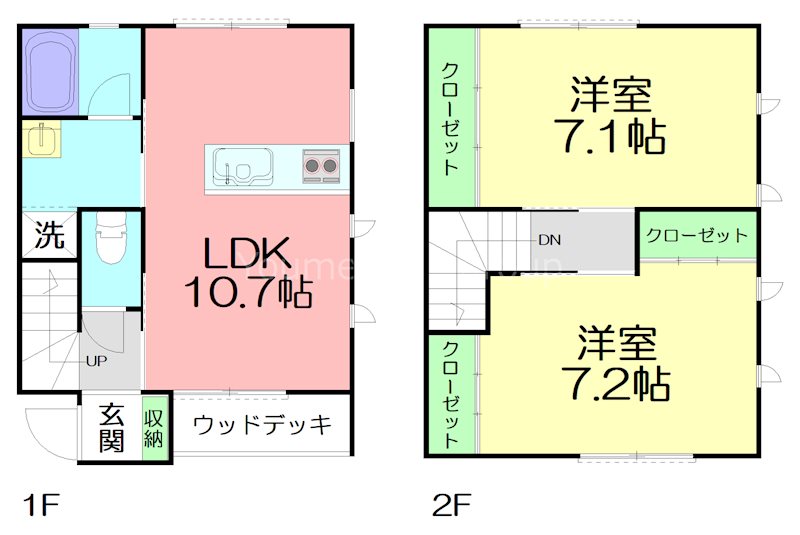 ホープメゾン 101号室 間取り
