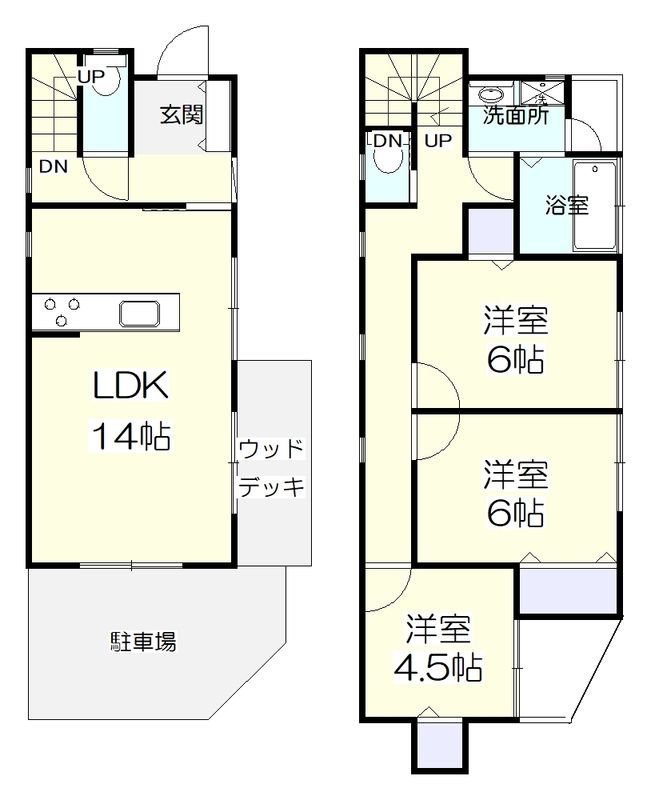 平塚市片岡戸建 間取り