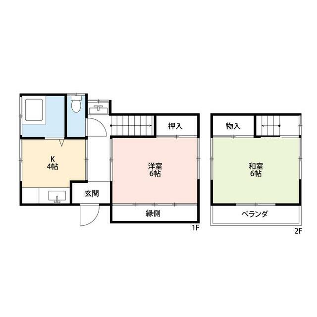 米山貸家 間取り