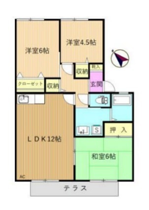 神奈川県座間市相模が丘３丁目 間取り
