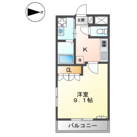 フリージャー茅ヶ崎 間取り