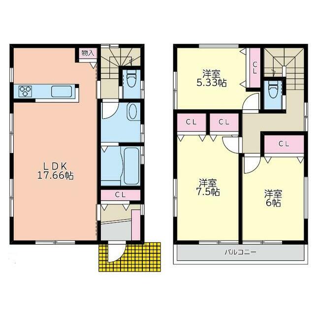 藤が岡貸家 間取り