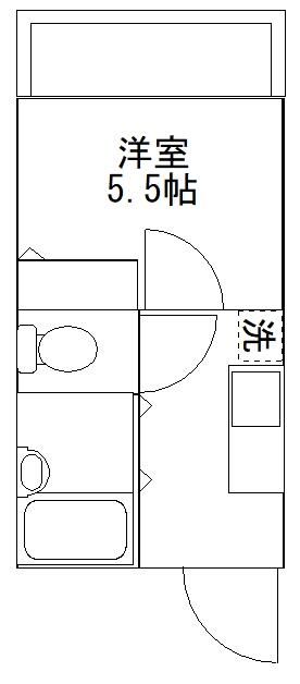 タミーハイツ 206号室 間取り