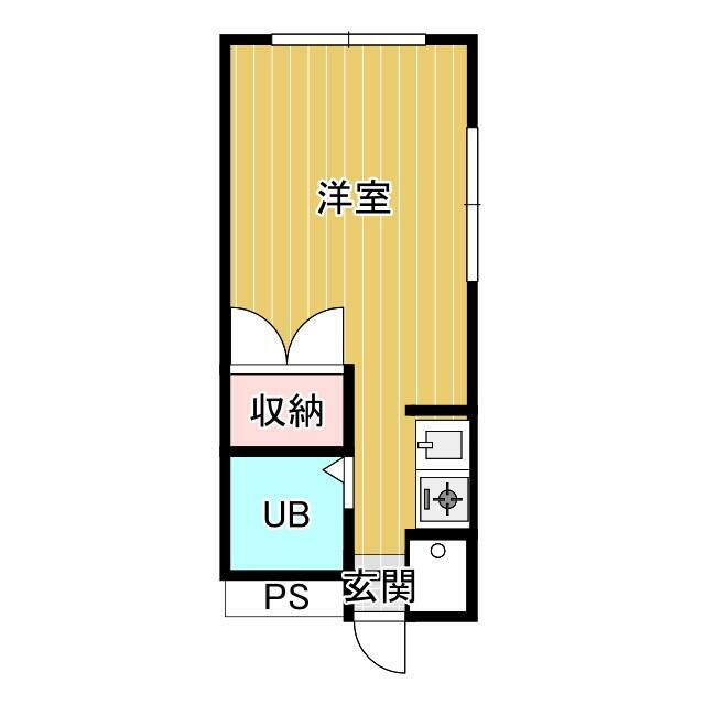 喜久地ビル 301号室 間取り