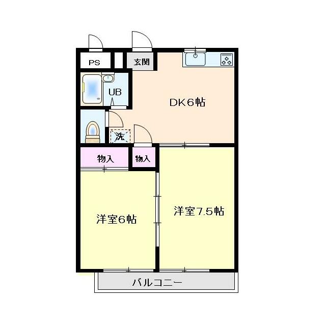 ハイツ小石川 301号室 間取り