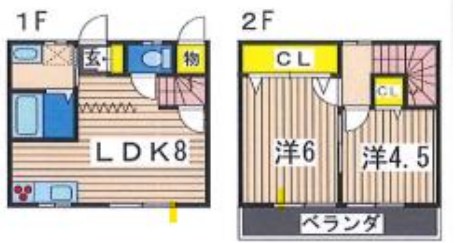 ビューテラス横浜Ａ 1号室 間取り