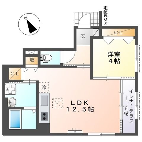 ステラ緑園 101号室 間取り