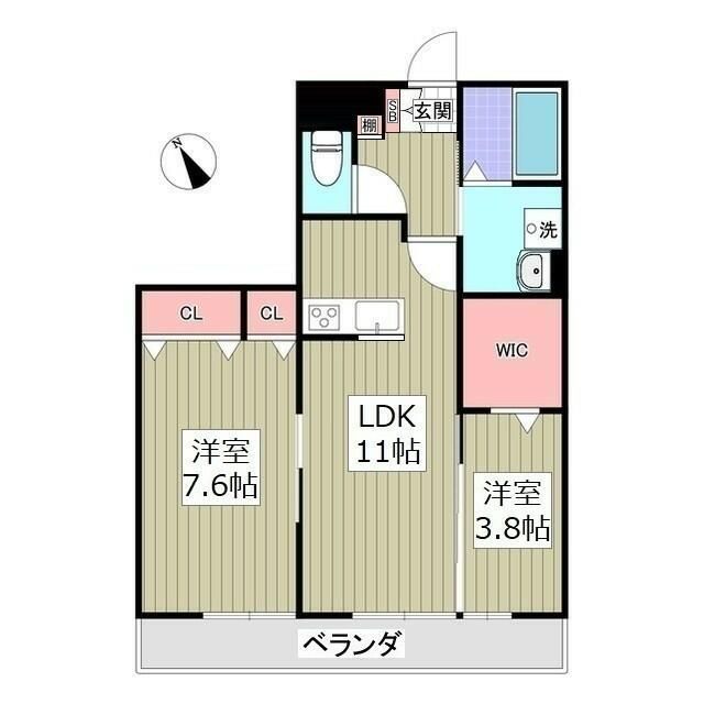 SeaSide西湘 302号室 間取り