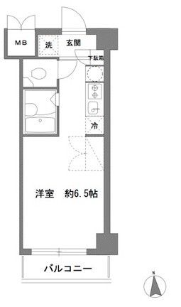 ラグゼナ本厚木 205号室 間取り