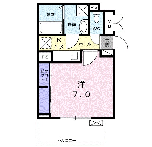 リヴィエール 301号室 間取り