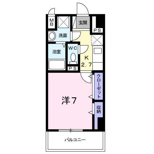 三の丸レジデンス 503号室 間取り