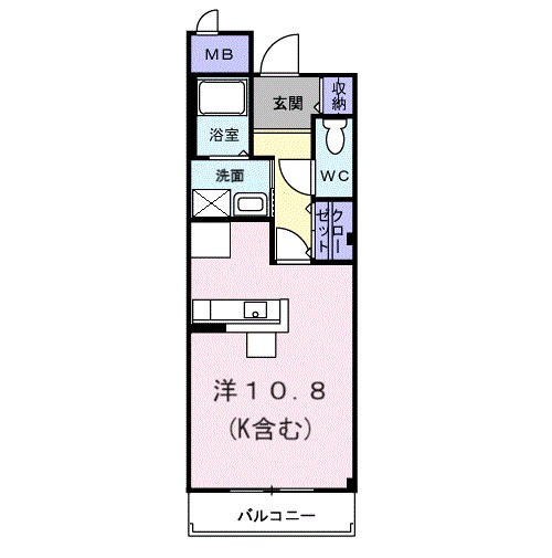 ブリーズメゾン 203号室 間取り