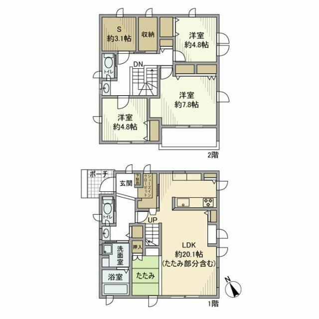 板戸戸建 間取り