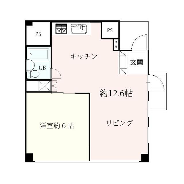 k2 ビル 403号室 間取り