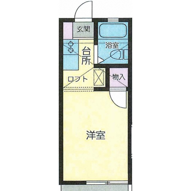 アートハウス桜ヶ丘 202号室 間取り