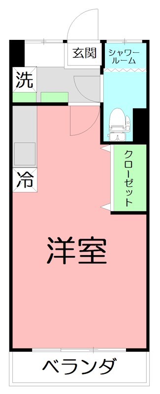 ニュー鵠沼マンション 102号室 間取り