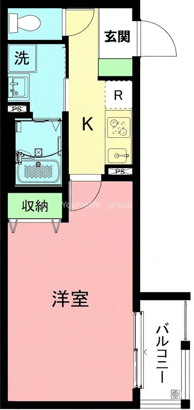 セレーノかしわ台 205号室 間取り