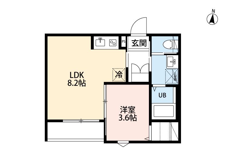 Breeze Bay 湘南（ブリーズベイショウナン） 202号室 間取り
