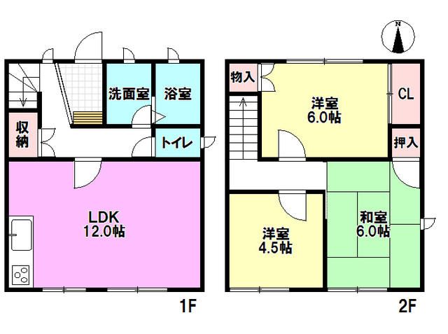 ディーズライフ元町 A-3号室 間取り