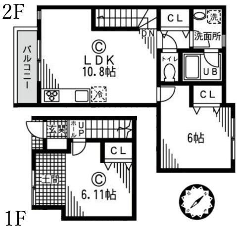 ｍａｉｓｏｎ　ｄｅ　ｃｌｏｖｅｒ 間取り