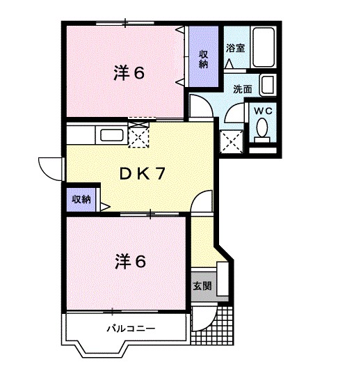 ノースヴィラ 101号室 間取り