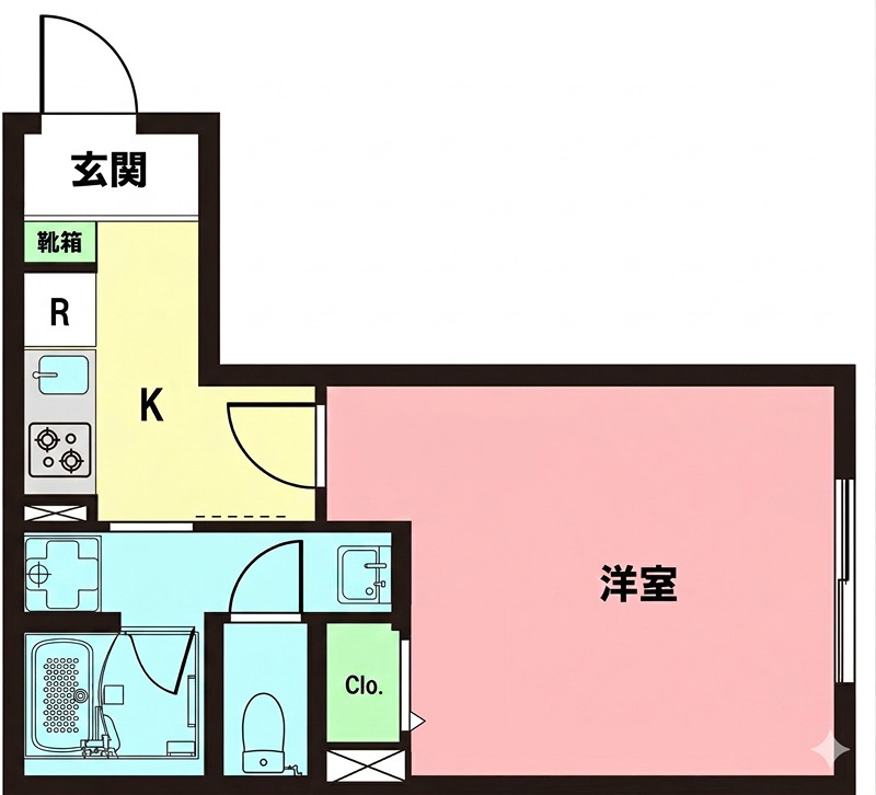 セレーノかしわ台 201号室 間取り
