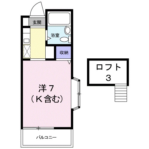池田ハイツB 211号室 間取り