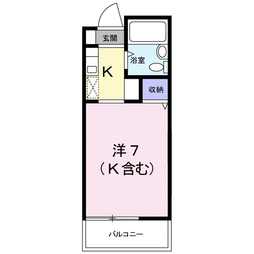 池田ハイツB 115号室 間取り