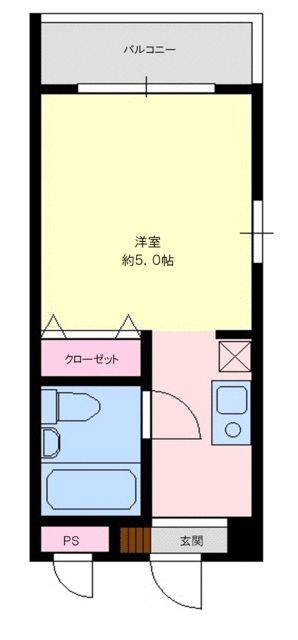 ドミール洋光台 206号室 間取り
