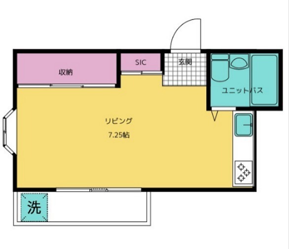 YSハイツ 202号室 間取り