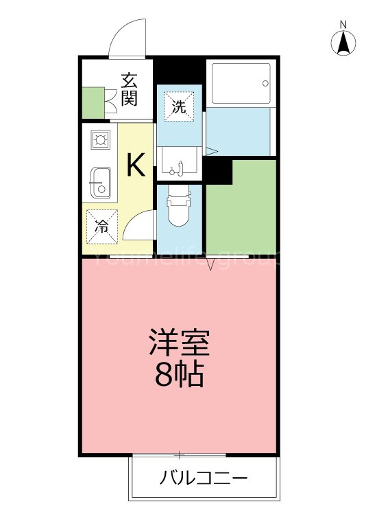 南ニューハイツⅡ 207号室 間取り