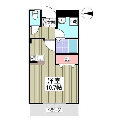 ベルフロースト弐番館 403号室 間取り