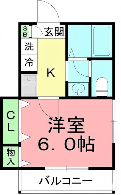 プレジオ肥田 301号室 間取り