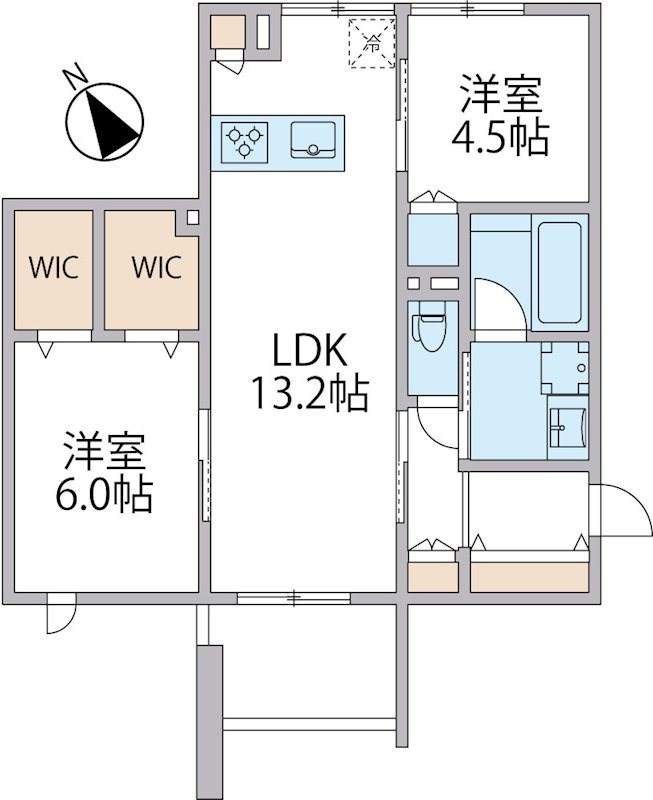 パークアヴェニュー湘南辻堂　南棟 101号室 間取り