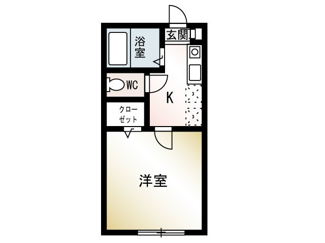 シェル湘南 201号室 間取り