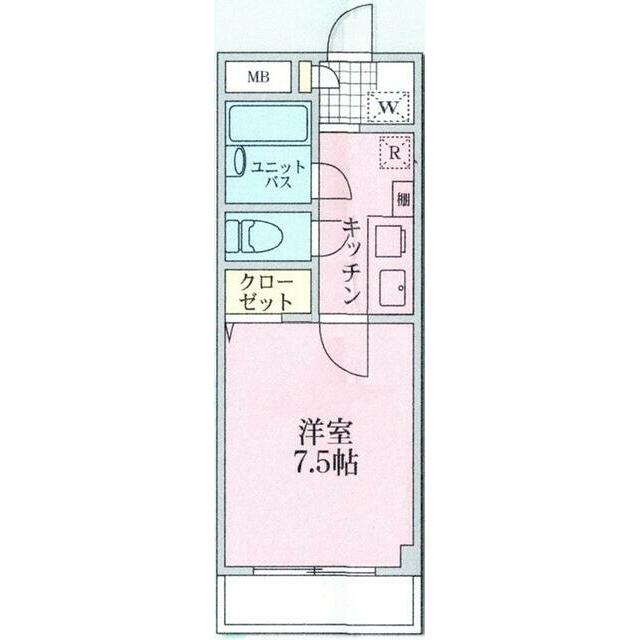 第一たつみ屋ビル 403号室 間取り