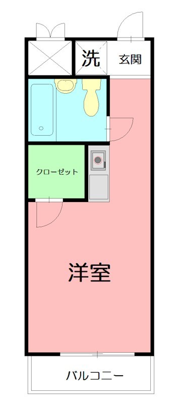 メゾン・ド・ジェーム 0103号室 間取り