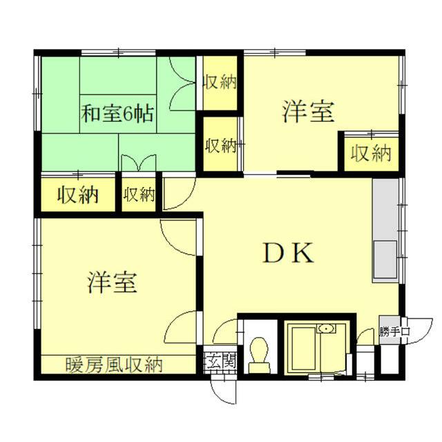 澤田貸家3号棟 間取り