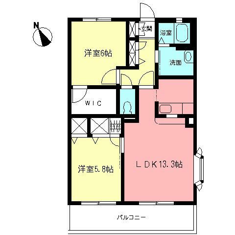グランバリエ 301号室 間取り