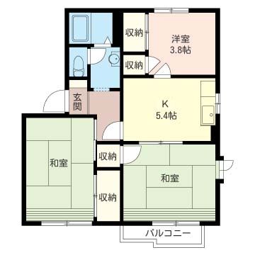シャトレー湘南　Ａ 101号室 間取り