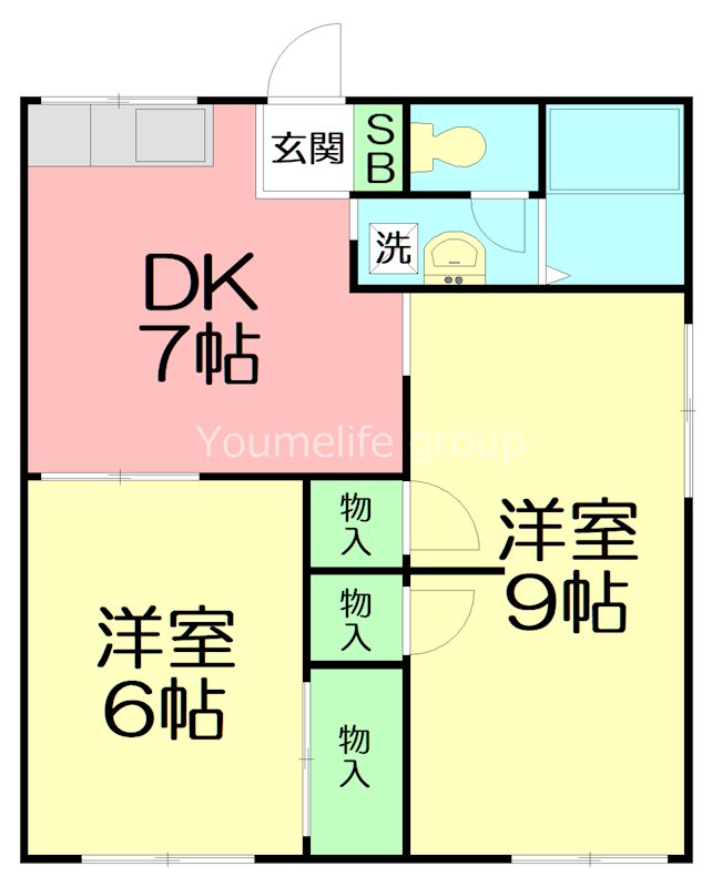 ピアコート２番館 間取り