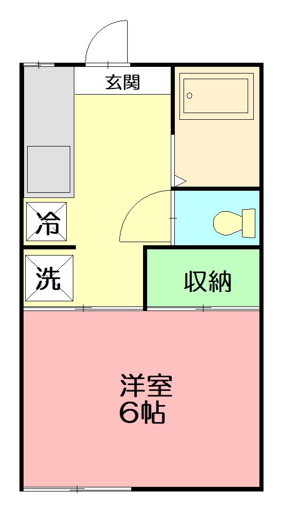 ビラひらつか 102号室 間取り
