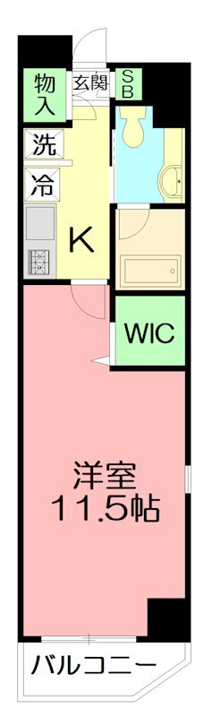 ヴァンクール湘南 401号室 間取り