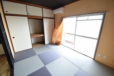 大六天マンション ベッドルーム