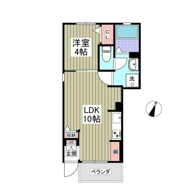 ヴィオラ 101号室 間取り
