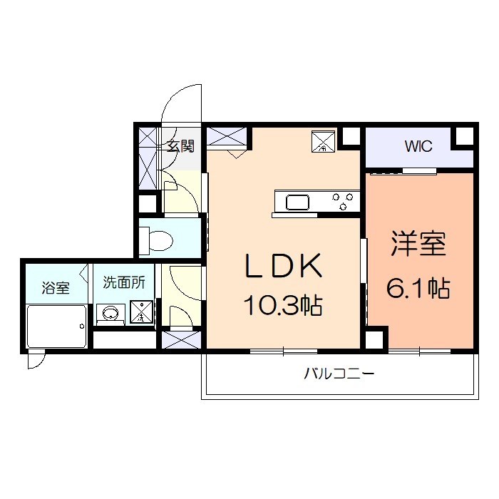 アメージングエミネンス 302号室 間取り