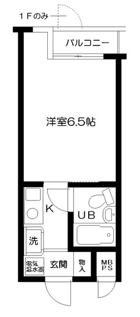 日神パレス戸塚 105号室 間取り