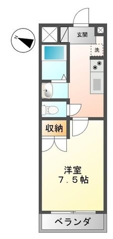 ソレイユ・エス 202号室 間取り