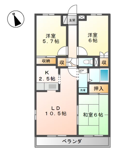 グレースヴィラ 間取り