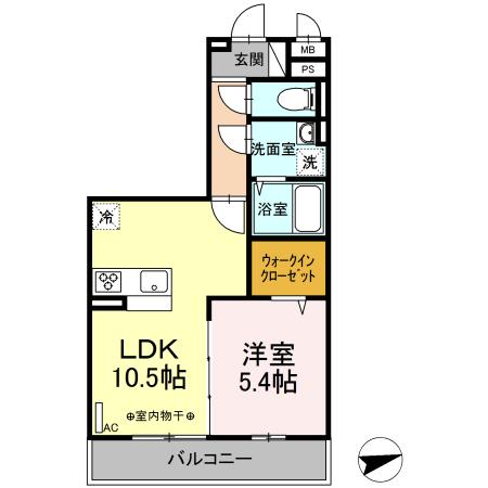 レジデンス鎌倉 305号室 間取り